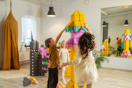 Duże klocki piankowe magnetyczne TUKI MINI 30 elementów