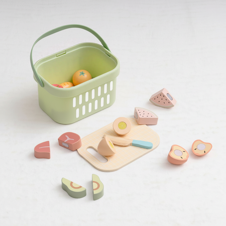 TOOKY TOY Drewniany Zestaw Żywność Warzywa Owoce