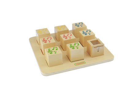 Drewniany Sorter Sensoryczny Łączenie Dźwięków Masterkidz