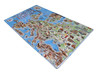 Magnetyczna mapa Europy 77x47cm