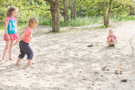 Gra zręcznościowa Rzut obręczą do celu Buiten Speel