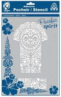 Szablon A4 21x30 cm Tiki Maori