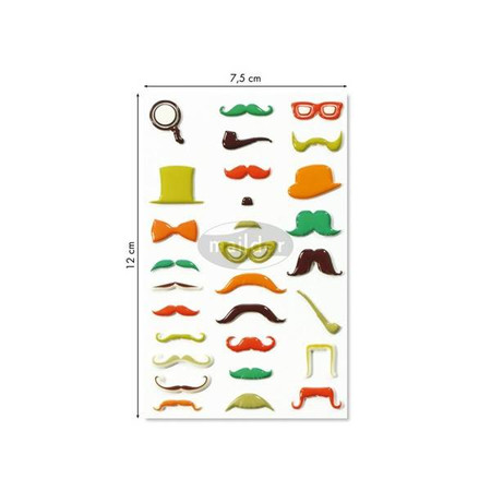 Naklejki 3D wypukłe Wąsy