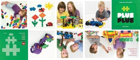 Plus-Plus, Midi Basic - 70 szt walizka metal + książeczka