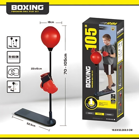 WOOPIE Zestaw Bokserski Stojąca Gruszka Regulowana 70-105 cm