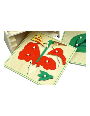 Moyo Montessori | Mini komoda botaniczna + 3 puzzle BIO0019_B004