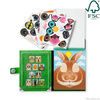 Książeczka z naklejkami wielokrotnego użytku Miny na twarzy Zwierzęta Melissa & Doug