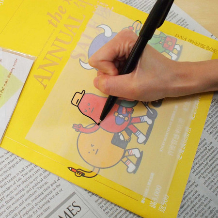 Przezroczysty notes samoprzylepny kalka do odrysowywania 152x203 mm, 30 kartek