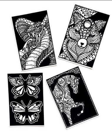 Welwetowy zestaw podróżny Zwierzęta