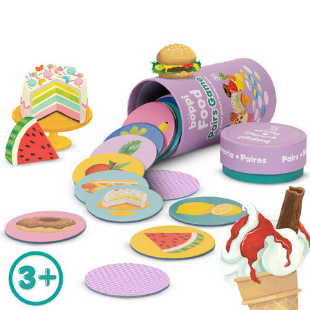 BOPPI Układanka w pary memo Jedzenie