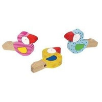 Drewniane gwizdki ptaszki