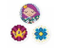 Diamentowa Mozaika 3 naklejki Dziewczynka 2