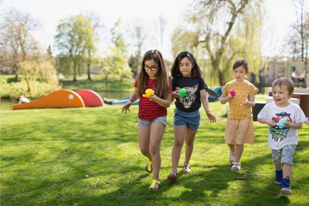 Gra Wyścig: jajko na łyżce Buiten Speel