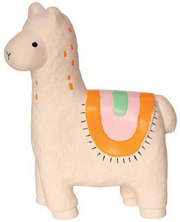 Owocowy gumowy gryzak dla dzieci Lama Lili 218120-Manhattan Toy, zabawki dla niemowląt