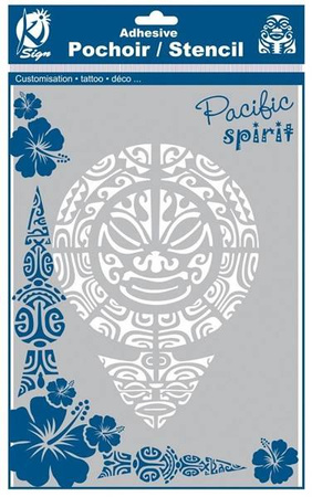 Szablon A4 21x30 cm Mandala Maori