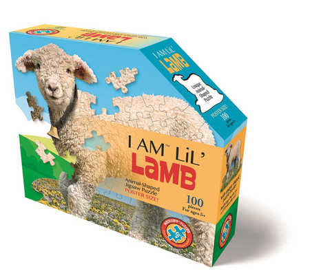 MADD CAPP,  Puzzle konturowe I AM LIL' - Jagnię 100 elem.