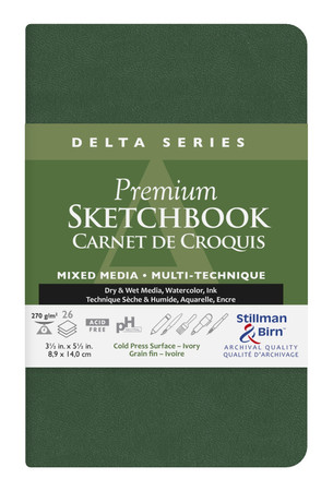 Szkicownik Delta 8,9x14 cm 270gsm