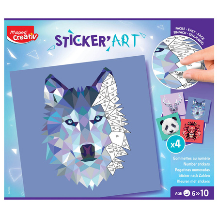 Creativ Sticker Art - przyklejanie po numerach