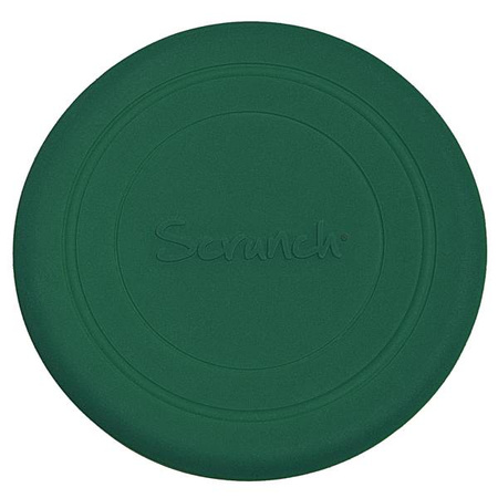 Silikonowy dysk Scrunch - Ciemny Zielony