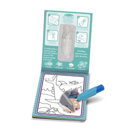 Malowanka kolorowanka wodna - Podwodny Świat -WaterWow