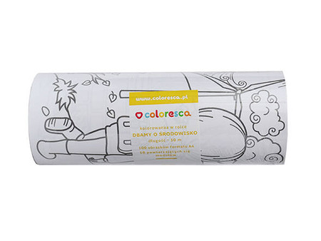 Kolorowanka w rolce Dbam o środowisko Coloresca