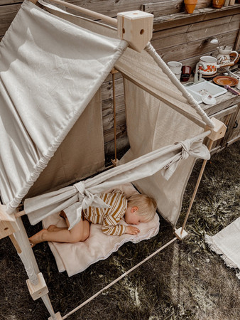 Drewniane klocki konstrukcyjne Maxi Trigonos Kernel Kreema - 44 el.