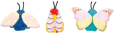 Pacynki na palce Motyle zestaw Natural Historian 218460-Manhattan Toy, zabawa w teatrzyk