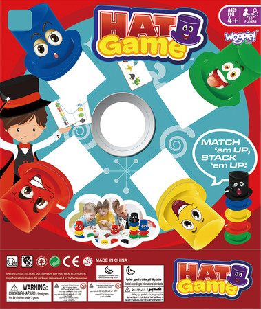 WOOPIE Gra Zręcznościowa Szybkie Kapelusze 4+