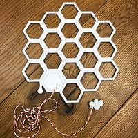 Drewniana przeplatanka - Plaster Miodu