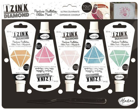 Zestaw Farb brokatowych Pastele 5x30 ml