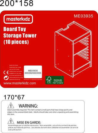 MASTERKIDZ Pastelowa Lodówka Drewniana