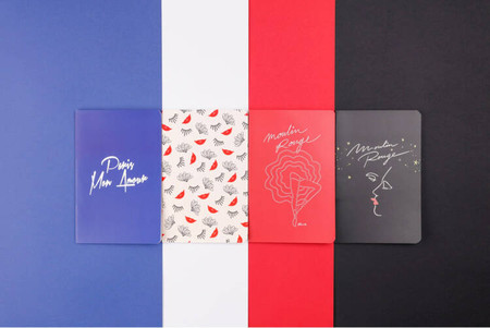 Zeszyt 11x17cm 32k Moulin Rouge mix