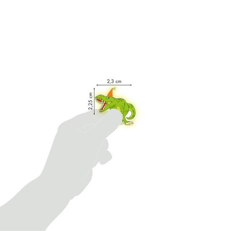 Naklejki 3D Świecące w ciemności Dino