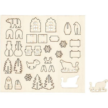 Do złożenia Zimowy Krajobraz