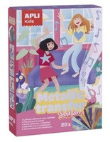 Zestaw artystyczny z metalicznymi kartkami Apli Kids