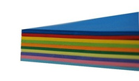 Papier techniczny kolorowy MIX 160-200g A4 ryza 100 arkuszy