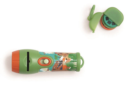 Scratch, Latarka/Projektor XL DINO z pojemnikiem 24 obrazy