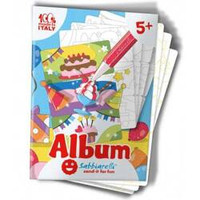 Album do kolorowania piaskiem Zaproszenia 5l+ SABBIARELLI