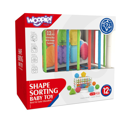WOOPIE Elastyczna Kostka Sensoryczna Sorter dla Dzieci 13 el.