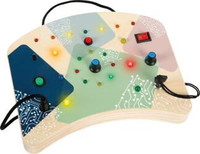 Tablica manipulacyjna Światło LED i przełączniki Montessori Small Foot 12623 Tablica sensoryczna