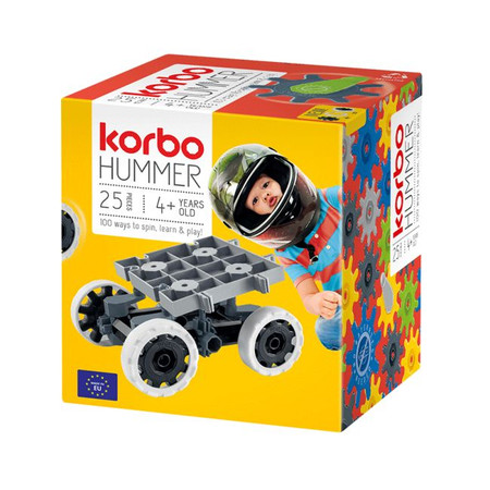 Klocki Korbo - zestaw Hummer 25 elementów  - szary