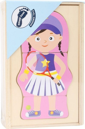 Układanka drewniana zawody - dziewczynka