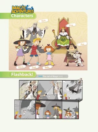 Komiks dla dzieci po angielsku Magic Adventures Level 2 Część 5