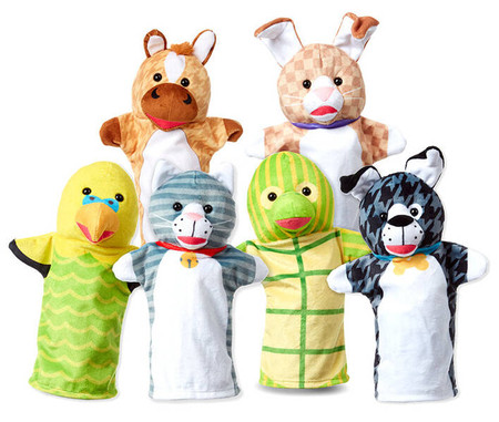 Pacynki na rękę - zwierzaki domowe