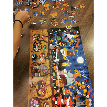 Puzzle obserwacyjne Apli Kids - Las 104 el. 5+