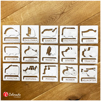 Układanka Tematyczna– Środki Transportu