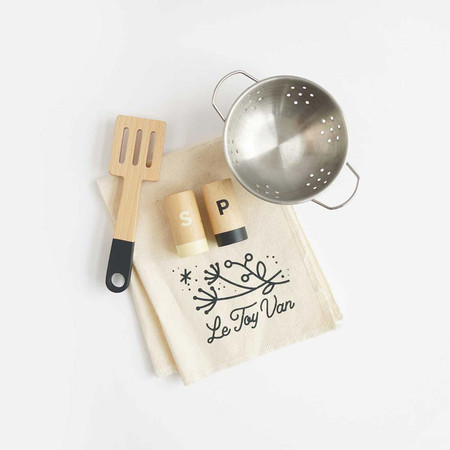 Duża drewniana kuchnia dla dzieci, zabawkowa kuchenka, gotowanie Le Toy Van