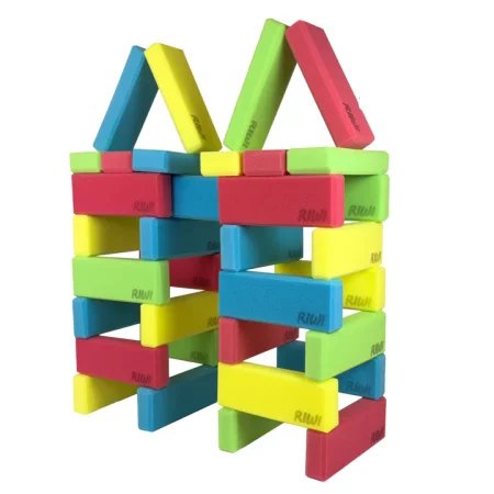 Piankowe klocki konstrukcyjne Compact Riwi