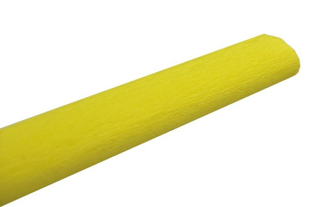 Bibuła marszczona cytrynowy 50x200cm