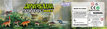 WOOPIE Zestaw Figurki Dinozaury 18 szt. - wersja 2